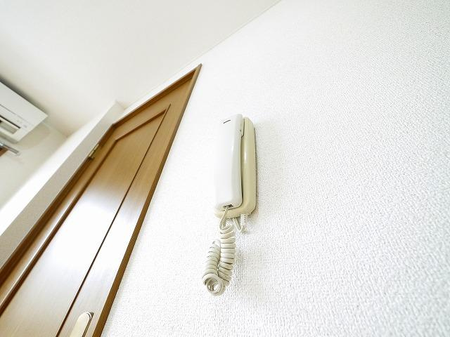 幸福マンションの設備|インターホンがついていて安心ですね。