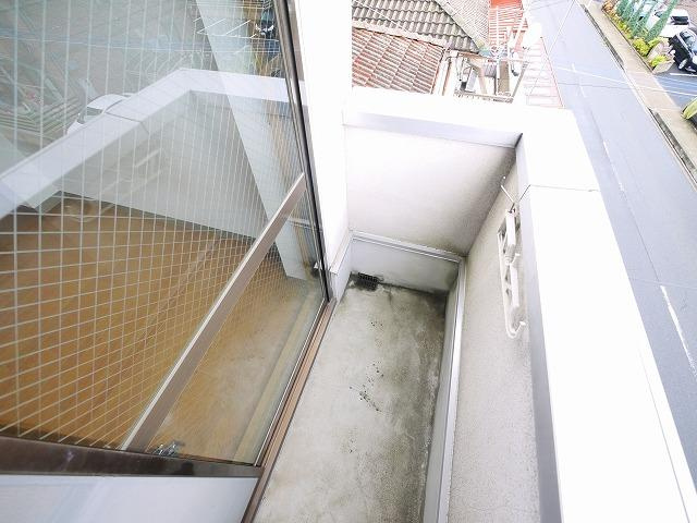 幸福マンションのバルコニー|陽当たり良好なバルコニーです