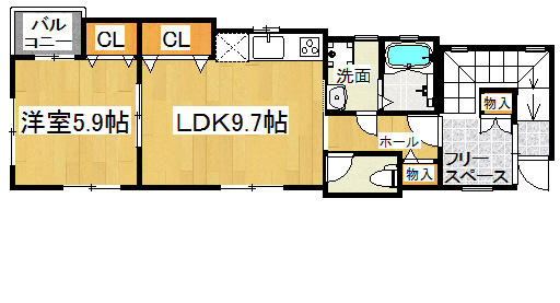 Ｋ7の間取り