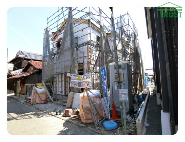 明石市林３丁目新築戸建の外観|８月２７日の時点です