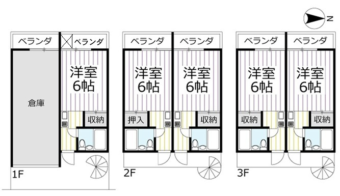 ◆オーナーチェンジ◆駅徒歩６分◆スーパー・銀行・総合病院徒歩９分◆収益マンション◆左京区吉田泉殿町の間取り