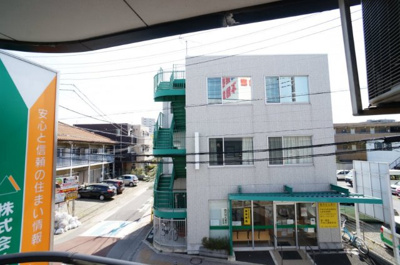 【展望】 | 山福第二ビル | ※室内写真は他の部屋（角部屋・反転タイプ）のものになります。