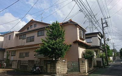 【外観】 | 三鷹市井口５丁目テラスハウス | 一戸建て２階部分になります。周辺は住宅街でとても静かな場所です。/三鷹市 ２ＬＤＫ テラスハウス