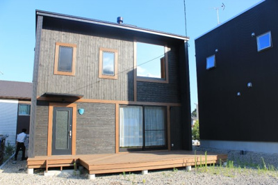 【外観】 | 大津市南小松78-5 モデルハウス戸建 | シンプルかつシックな外観