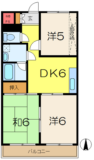 【間取り】 | 弘明寺パークコート