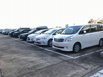 【駐車場】 | 溝の口パークハイムユニ | 平置き駐車場