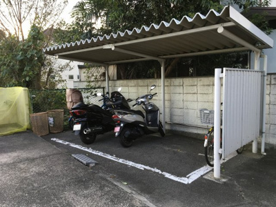 【その他共用部分】 | 溝の口パークハイムユニ | バイク置場
