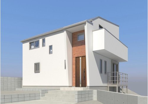 保土ヶ谷区上菅田町全３棟　新築戸建て【成約】の外観パース