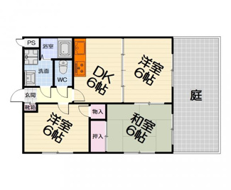【間取り】 | ベルフォーレ深井