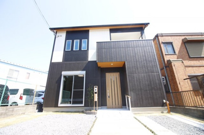 【外観：施工例】 | 八幡市八幡山路　新築戸建 | 同施工例：イメージ写真（実際とは異なります）【外観】ヘーベルパワーボード：断熱性・耐久性・防火性・遮音性に優れています。外壁のカラーも選べます！