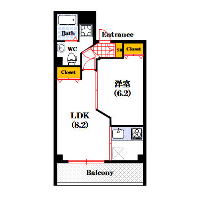 【間取り】 | シャトードルチェⅡ