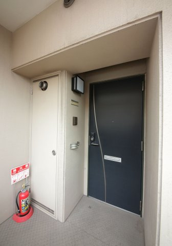 サプリーム大田川の玄関