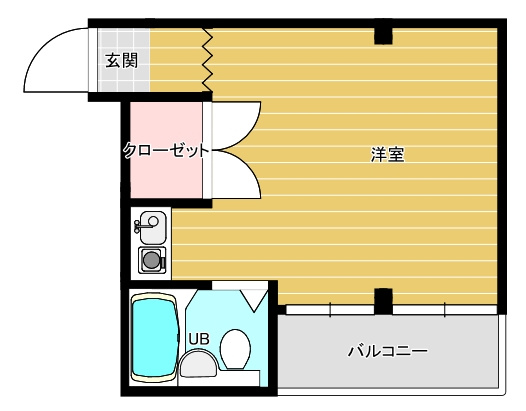 【間取り】 | コーポM2