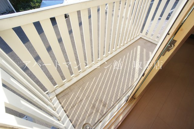 サウスコートＢのバルコニー