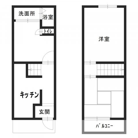 椎堂1丁目貸家