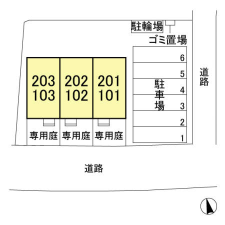 オーフィングの区画図