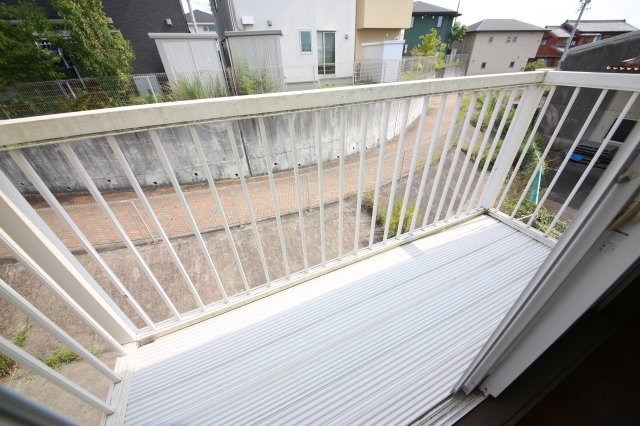 ナシキハイツのバルコニー