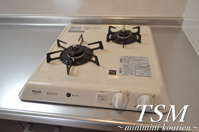 Ｌａｒｇｏ初町のキッチン|２口ガスコンロ