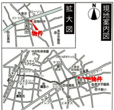 【地図】 | HF学芸大学レジデンス