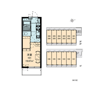 【区画図】 | エーデルハイムⅡ