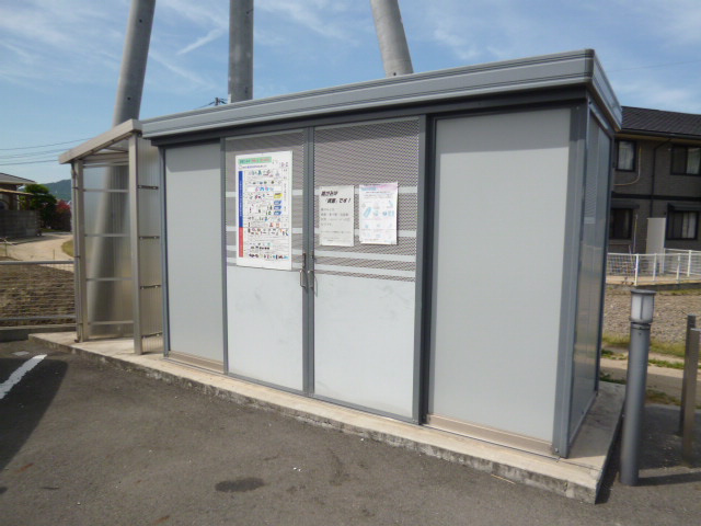 倉敷市福島のアパートのその他共用部分|敷地内専用ゴミステーション
