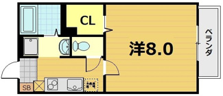 【間取り】 | カナル桃山Ⅱ