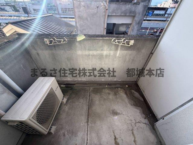 MJ上町第二のバルコニー