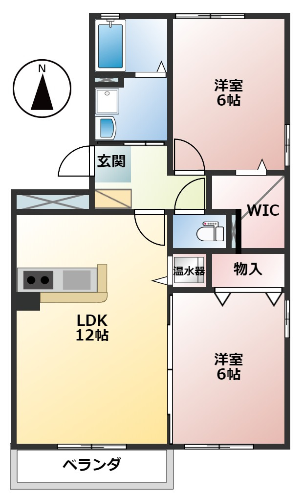 SOLEILの間取り