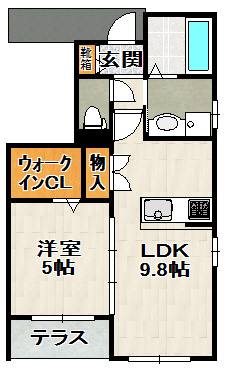 エルピーダ　Elpidaの間取り