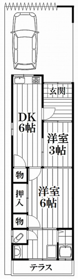 【間取り】 | 福井貸家