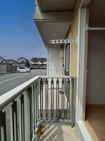 エスポワールⅡA棟のバルコニー