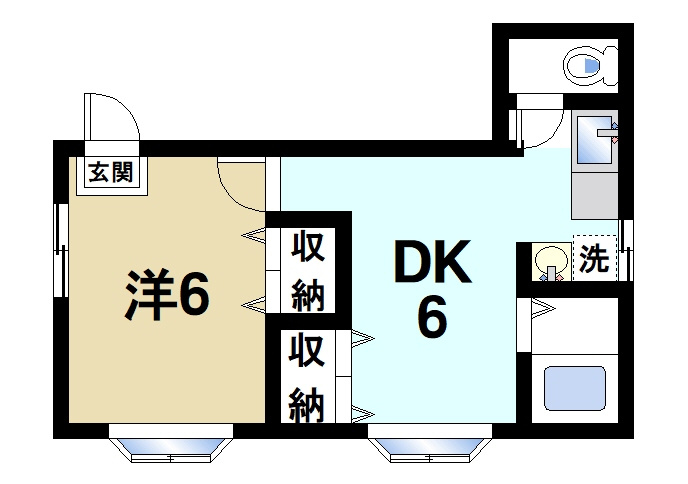 メゾンレイ天理の間取り|人気の間取りです。