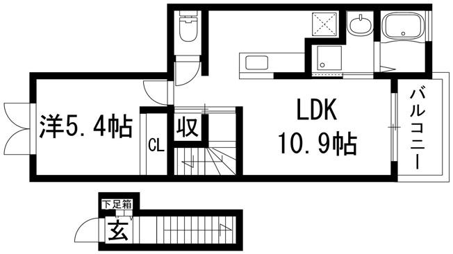 【間取り】 | プラセール宝塚1