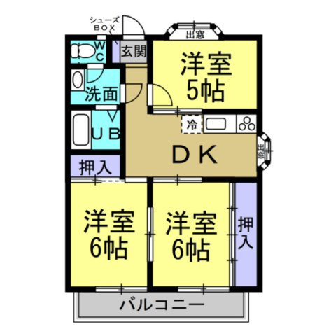 ヴィラヴィスタの間取り