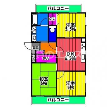 【間取り】 | リバーコート | リバーコートの間取り