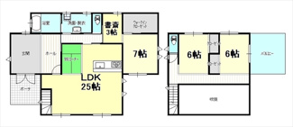 【間取り】 | 戸建　石風呂町