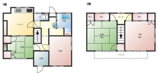 【間取り】 | 藤岡市藤岡の売地(古家有り・現状渡し)