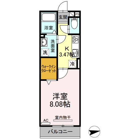 【間取り】 | Ｄ－ｒｏｏｍ甲山寺 