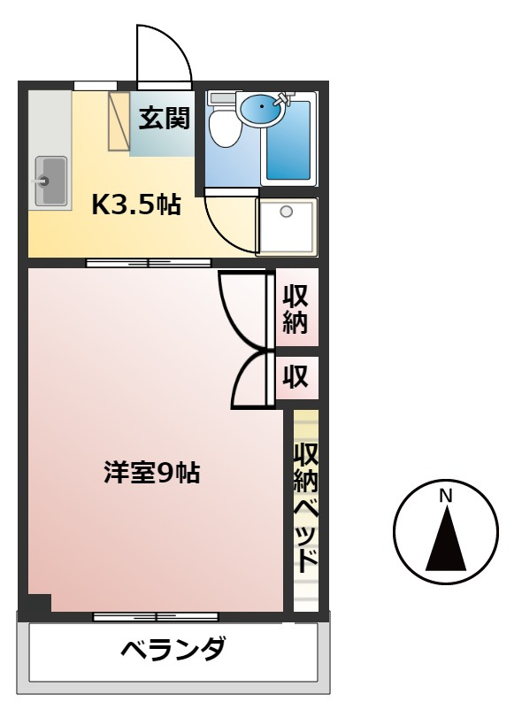 コーポラスシェトアの間取り