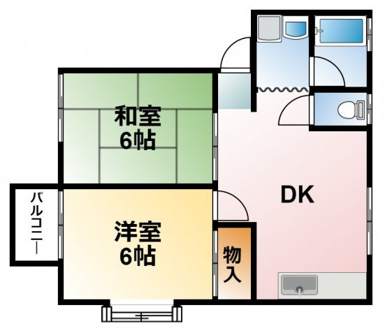 グリーンテラス楓の間取り