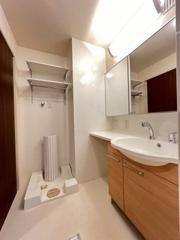 トレモンテの洗面所|洗濯機置き場