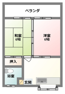 【間取り】 | 百々歳アパート | 百々歳アパート★那覇市首里末吉町エリア
