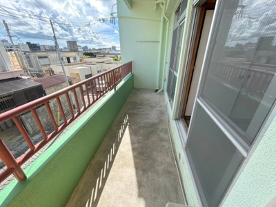 【バルコニー】 | 百々歳アパート | ※退去前の為、写真と現状が異なる場合がございます