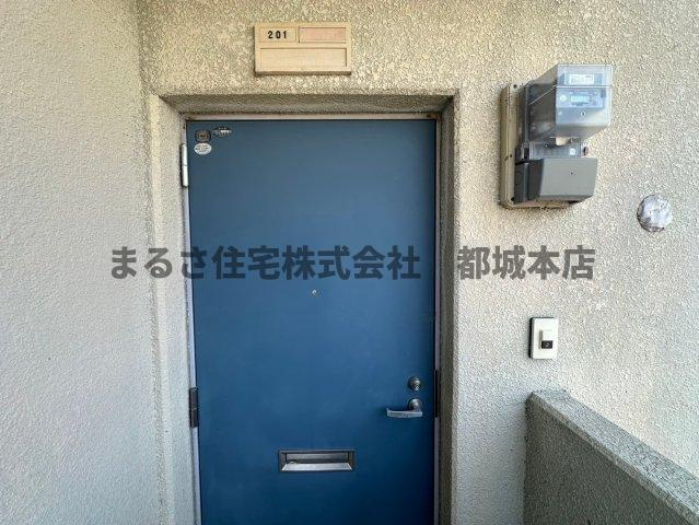 ピアコート旭の玄関