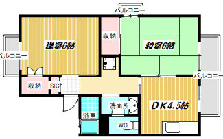 【間取り】 | セジュールつつみ
