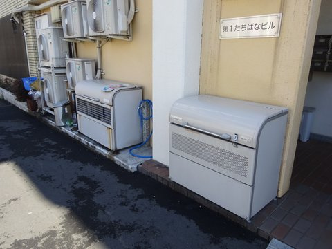 【その他共用部分】 | 第1たちばなビル | 敷地内ごみ置き場でごみ出しもらくらく～♪忙しい社会人さんや主婦さんにもうってつけ！