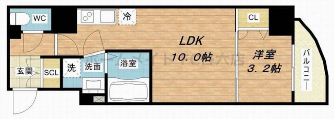 【間取り】 | セレニテ心斎橋グランデ