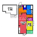 【間取り】 | ｍａｉｓｏｎ　ｄｅ　ｂａｌｌｏｎ　ｍｏｒｏｏｋａの間取り