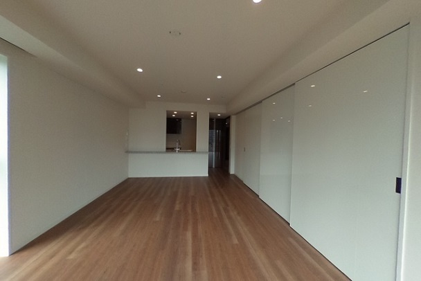 千代田区二番町の賃貸マンションの居間・リビング