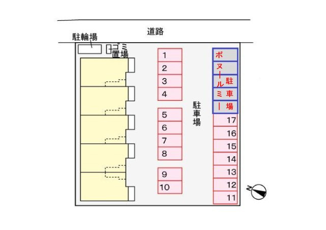 ラ　テール　ミーの区画図